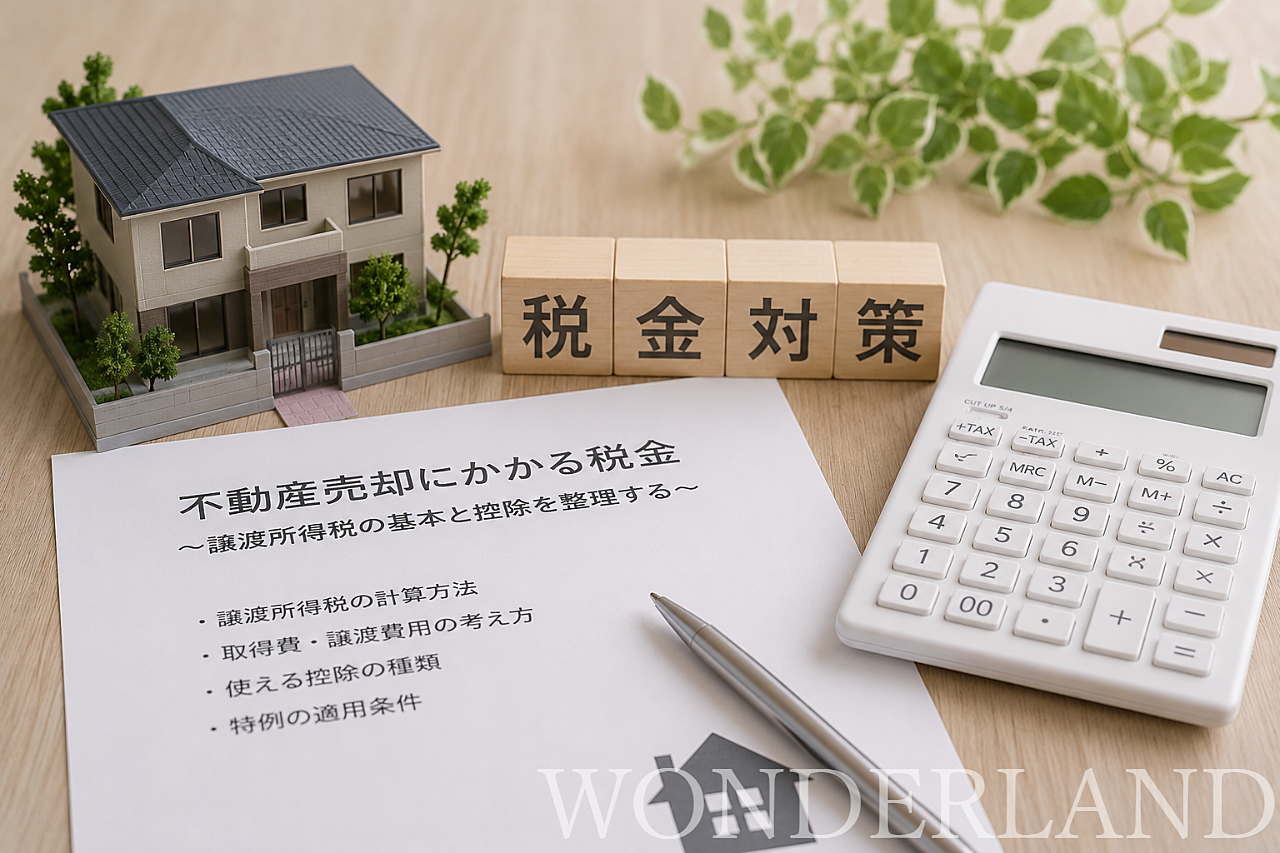 不動産を売ったら税金がかかる？～譲渡所得税の基本と使える控除を整理する～